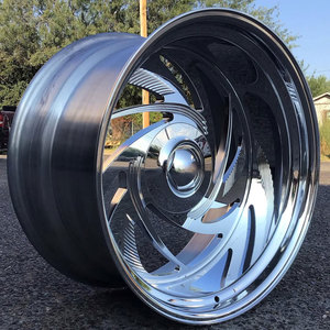 RCSR Juego de 2 Ruedas Forjadas Clásicas Personalizadas para Camioneta y SUV, 20, 22, <span class=keywords><strong>24</strong></span>, 26 Pulgadas, Borde Pulido, Llantas Cóncavas Profundas para Jeep Wrangler Gladiator - Product Image 6