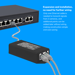 Gigabit 10/100/1000Mbps PoE Extender QoS chức năng 3-Port IEEE 802. 3af/at 30W Repeater IP Camera kéo dài 100 mét 2G chuyển đổi - Product Image 6