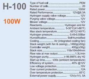 100W <b>Hydrogen</b> Fuel Cell PEMFC H2 Electricity <b>Generator</b> with 1 Year Warranty DC12v - Product Image 3