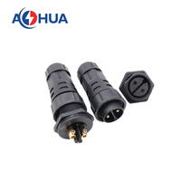 Connecteurs étanches M25 IP68 mâle-femelle à 5 broches pour montage sur panneau, pour signalisation électrique