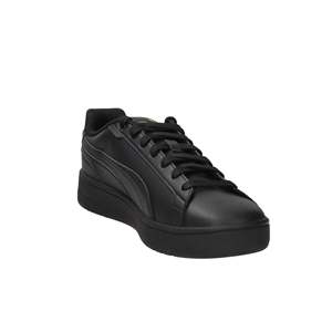 Sneakers plateforme noires pour hommes, hauteur de talon 3 cm, style basket-ball - Product Image 4