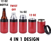 Unisweet Classic, refroidisseur de canettes et de bouteilles réutilisable en acier inoxydable à double paroi, garde les boissons froides pendant des heures