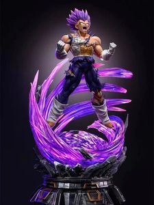 30CM <span class=keywords><strong>Migatte</strong></span> <span class=keywords><strong>No</strong></span> <span class=keywords><strong>Gokui</strong></span> Vegeta 2 Têtes Changées Lumineuses En Gros Figurine Statues Dragon BAII Figura Modèle PVC Anime Figure Jouets - Product Image 2