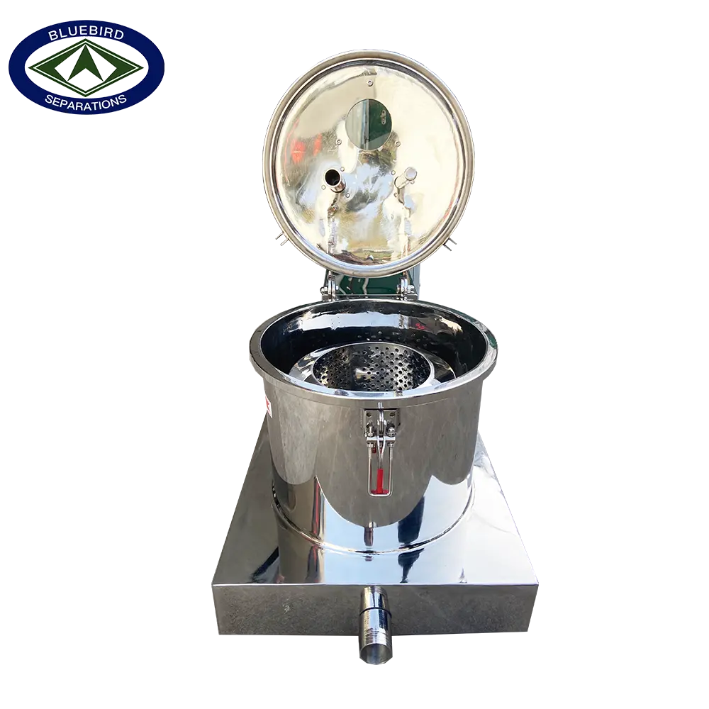Máquina de deshidratación, separador pequeño de laboratorio piloto sólido y líquido, máquina centrífuga de filtro de placa pequeña, centrífuga