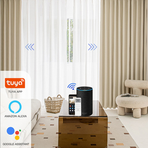 Производитель, Современная потолочная интеллектуальная моторная система, моторизованная направляющая для штор из алюминиевого сплава, электрическая направляющая для штор - Product Image 2