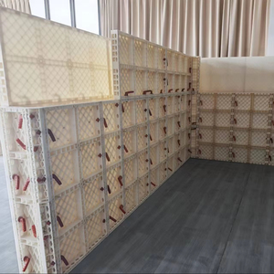 Système de Coffrage Réutilisable en Plastique ABS pour Mur en Béton, Poteau et Fondation | Panneaux de Construction Légers et Durables pour Plus de 100 Utilisations - Product Image 1