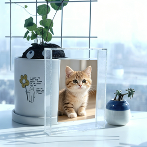 Hot Selling Premium Customized Logo Clear Acrylic Photo Frames <b>Wall</b> Mountable For Indoor Business <b>Display</b> Decor - Product Image 2