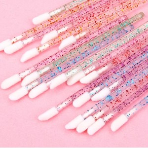 Varitas de Brillo Labial Desechables con Cristales Brillantes, Aplicador de Maquillaje Labial con Mango de Nailon - Product Image 3