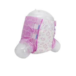 Pannolino adulto festivo del bambino del fumetto rosa - Product Image 3