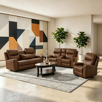 Fauteuil inclinable mural Frank en cuir respirant de haute qualité, zéro gravité, pour la détente en appartement