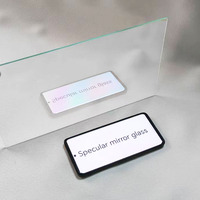 Verre réflecteur anti-reflet sur mesure, plaque de verre réflecteur spécifique pour projecteur