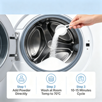 Poudre de lavage synthétique sans brosse à basse température Xiangtao SX3100 25kg, détergent de qualité industrielle, pureté 99% pour