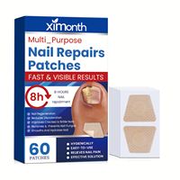 Ximonth Patchs Réparateurs Rapides et Efficaces pour Ongles des Pieds, Bandes Multi-usages pour Traitement des Mycoses des Ongles Incarnés, Patchs de Correction des Ongles des Pieds