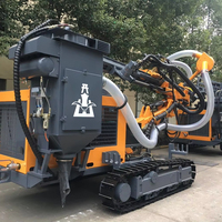 Foreuse minier multifonctionnelle à chenilles, alimentée au diesel, avec moteur, pour l'ingénierie géologique