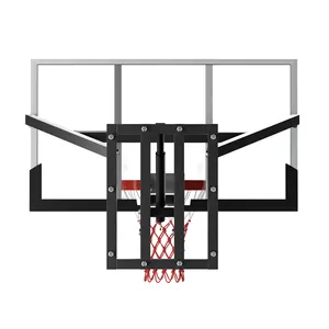 Accetta la personalizzazione regolabile a parete canestro da basket all'aperto sistema di supporto da basket con imbottitura