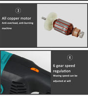 Offre Spéciale Polisseuse Électrique 220V/110V pour Voiture 150/180MM 1200W, Polisseuse de Sol Électrique, Outil Électrique, Polisseuse de Roues pour Voiture