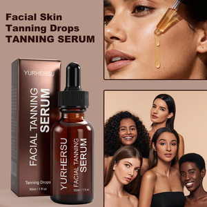 Facial <strong>Tanning</strong> Serum Long Lasting Sunless Tan Bronze Color Tan <strong>Tanning</strong> Drops Natural Looking Self <strong>Tanning</strong> <strong>Face</strong> Serum - Product Image 4