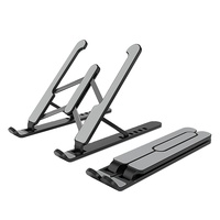 Support de refroidissement pour ordinateur portable flexible 2024, support pliable créatif, pince de bureau pour tablette