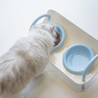 Großhandel: Bestseller erhöhte Keramik-Katzenschale mit Nackenstütze und Kippschutz – Spezielle Futterschale für Katzen, 1,25 kg