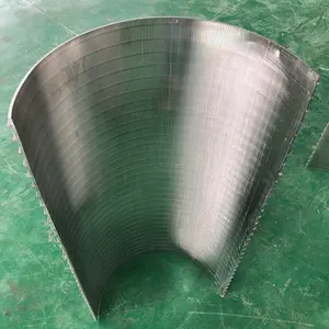 stainless steel 316L static filtration wedge wire curved bend screens