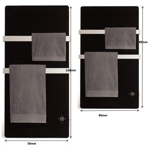 Chauffage mural intelligent à panneau de verre blanc cristal 400W, <span class=keywords><strong>compatible</strong></span> Alexa et <span class=keywords><strong>Google</strong></span> - Product Image 4
