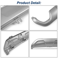 Pour Hyundai Palisade 2020-2022, plaque de protection inférieure du pare-chocs arrière, 86671-S8000 86671S8000, panneau diffuseur argenté