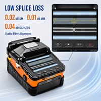 Épisseuse à Fusion de Fibre Optique AI-5 Pro à Six Moteurs GPRS FTTH, Machine d'Épissage Automatique AC 220V avec Garantie d'un An