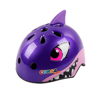 Casque de vélo pour enfants de conception animale de dessin animé casque de vélo de sport avec équipement de cyclisme de conception animale mignonne pour enfants