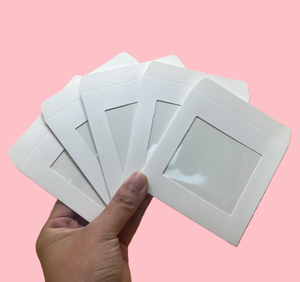 ซองกระดาษการ์ดสีขาว ซองคราฟท์แบบกำหนดเอง ซองรีไซเคิลพร้อมหน้าต่าง PVC สำหรับภาพถ่ายบุคคล ภาพถ่ายพอร์เทรต - Product Image 3