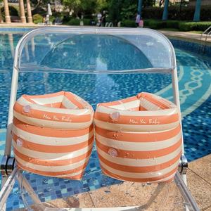 Anneaux de natation de bras pour enfants adultes manchons de bras flottants gonflables Double Air Bag flotteurs de bras de <span class=keywords><strong>piscine</strong></span> accessoires de natation - Product Image 2