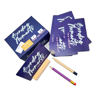 Cartes de jeu écologiques durables de qualité supérieure 300 g/m² avec papier cartonné imperméable, emballage personnalisé, faible MOQ, usine pour jeux de société scolaires