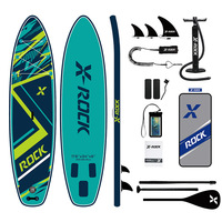 Planche à pagaie gonflable en EVA, SUP, planche de surf debout, 350 cm, large et épaisse, durable pour hommes et femmes sur les eaux océaniques