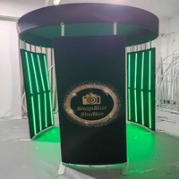 Éclairage de fond avec logo personnalisé, réglable pour des soirées festives illimitées, livraison rapide offerte