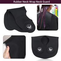 Châle imperméable en silicone pour salon de coiffure, collier de teinture capillaire, enveloppe de cou, châle de barbier, collier de coupe de cheveux, châle de coiffure