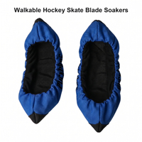 Protège-lames de patins de hockey sur glace en tissu éponge avec logo personnalisé, anti-rouille, pour jeunes et adultes, OEM