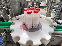 Machine de remplissage de yaourt automatique à 6 têtes YB Machine de remplissage et de capsulage de bouteilles de lait Ligne de production potable avec servomoteur