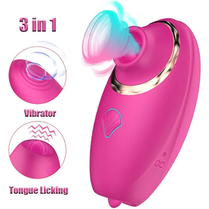 3in1 Sucking Licking Vibrator: Ultimate Pleasure for Women