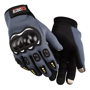 Gants de sport athlétiques à demi-doigts pour hommes, protection des articulations en polyester d'hiver pour les courses de motos, équitation à vélo en plein air - Product Image 6