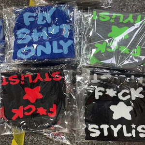 Özel Cuffless bere örme hem yan kasketleri nakış jakarlı Logo erkekler bere şapka örme özel izle kap - Product Image 3