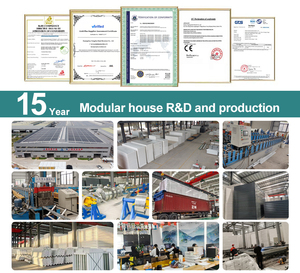 Unité sanitaire mobile préfabriquée 20 pieds 40 pieds, structure en acier isolée, avec douche, pour camp de travailleurs, bureau et chantier - Product Image 3