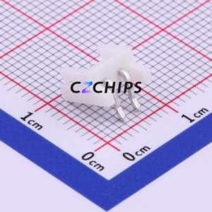 S2B-EH(LF)(SN) Wire-to-Board Pin Header Bent Lead Through Hole,P=2.5mm Connector 1x2P 2.5mm Right Angle Insert EH - Product Image 2