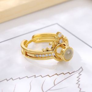 Crown 100 Languages I Love You Projection <b>Ring</b> Personality Opening <b>Couple</b> <b>Rings</b> Popular 2022 Gold <b>Rings</b> Jewelry - Product Image 5