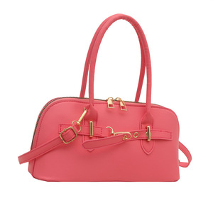 Bolso de Mano de Lujo, Diseño Retro, Simple, Nuevo, Moderno, Color Sólido, Gran Capacidad, Bandolera, con Cremallera, Impermeable, para Mujer - Product Image 6