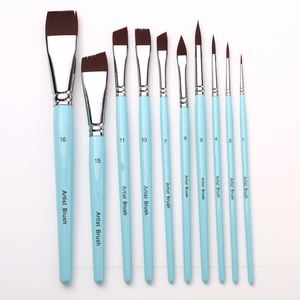 Professional 17 Pieces Body <b>Paint</b> Brush <b>Set</b> Synthetic Nylon for Face Painting - Product Image 6