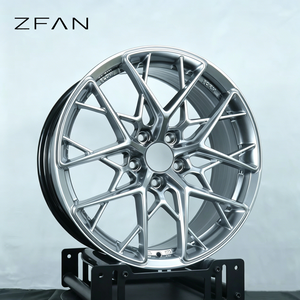 Cerchi in Lega Flow Forming Multirazza <span class=keywords><strong>15</strong></span>-19 Pollici 4x100 5x112 5x114.3 5x120 Argento per VW Golf Tesla Model 3 Audi A3 - Product Image 2