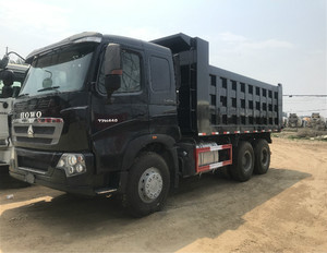 Camiones Usados de Diez <span class=keywords><strong>Ruedas</strong></span> SINOTRUK HOHAN de 380 CV y 30 Toneladas con Volquete en Venta - Product Image 2