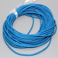 Nouvelle ligne de pêche en tube de latex souple lumineux qui brille dans le noir, 1m 1.5m, pour la pêche en mer, 0.8mm-2.0mm, accessoires de pêche