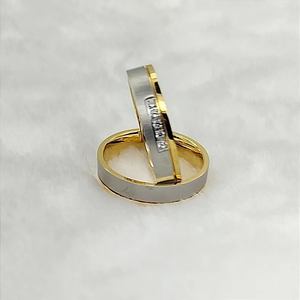 Joyería occidental de acero inoxidable para parejas, anillos de boda, anel bague, eheringe, snubni, prsten, anelli - Product Image 2