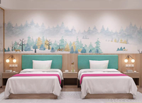 Vente en gros de meubles de chambre à coucher d'hôtel Foshan Lit King Size moderne design