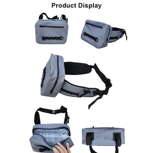 กระเป๋าคาดเอวไนลอนสำหรับผู้ชายกระเป๋าเข็มขัดกันน้ำสำหรับกีฬากลางแจ้งวิ่งปีนเขาตกปลา - Product Image 4